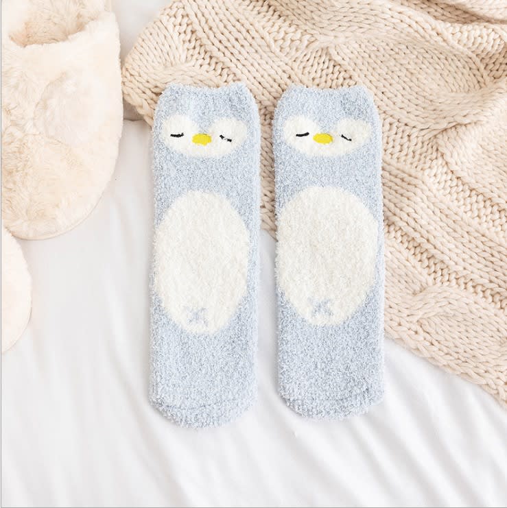 Cute Cartoon Animal Thickened Warm Women's Socks
