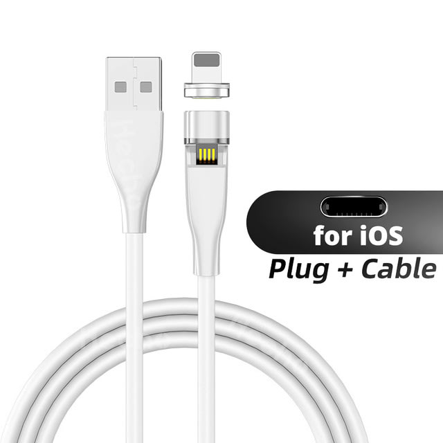 Suction Line Rotating 3a Fast Charging Mobile Game Data Cable view 3