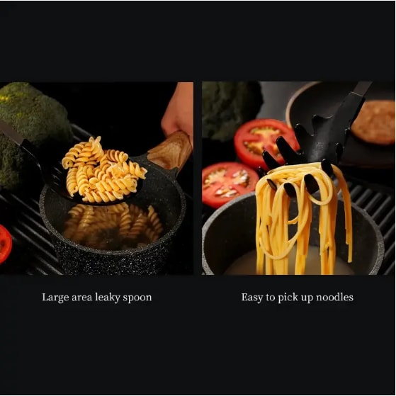 Cooking Utensil Set Premium 5 Piece Kitchen Utensil Set - Stainless Steel Handle And Nylon Faucet, Non-Stick, Heat Resistant, For Home, Kitchen Gift view 8