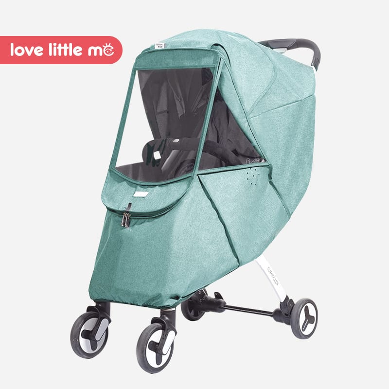 Stroller Windshield Rain Cover Universal Warm Winter Children Wind And Rain Protection view 5