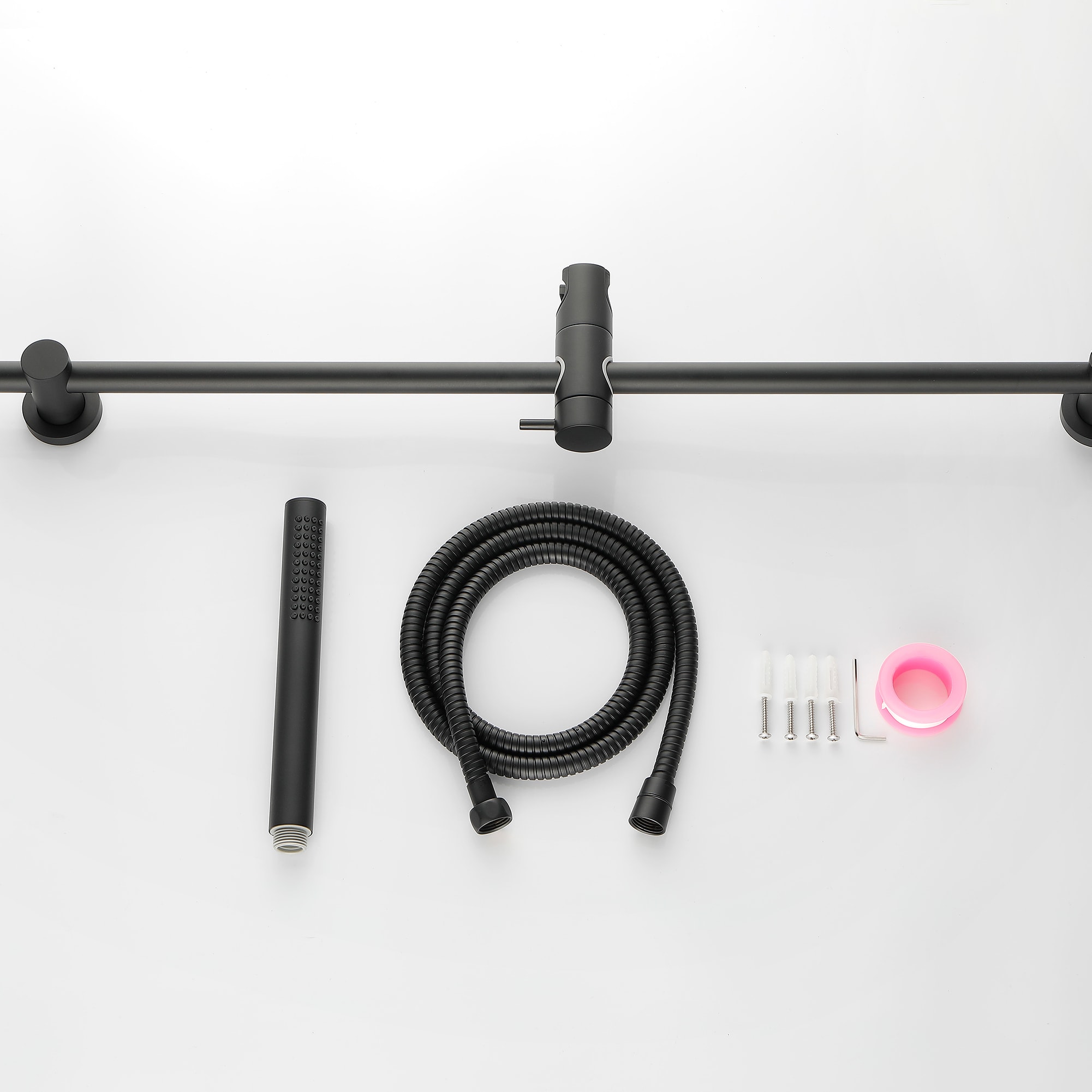 Environmentally Friendly Handheld Showerhead With 28 Inch Slide Bar And 59 Inch Hose view 14