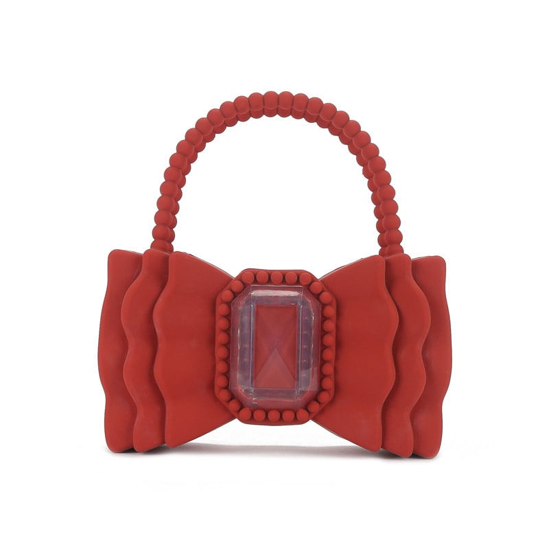 All-match Bow Princess Style Jelly Sweet Tote Bag view 2