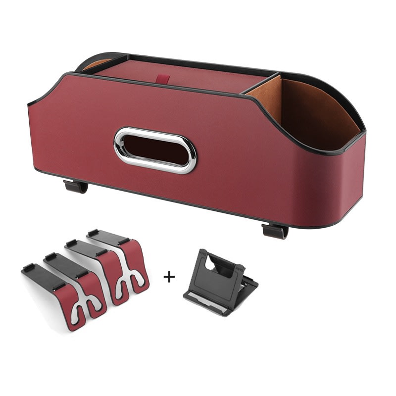 Multifunctional Car Tissue Box Water Cup Holder Buggy Bag view 2