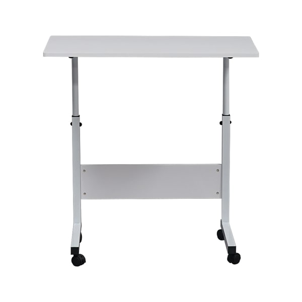 Large Sized Movable Multi-purpose Computer Desk Cover In White view 10