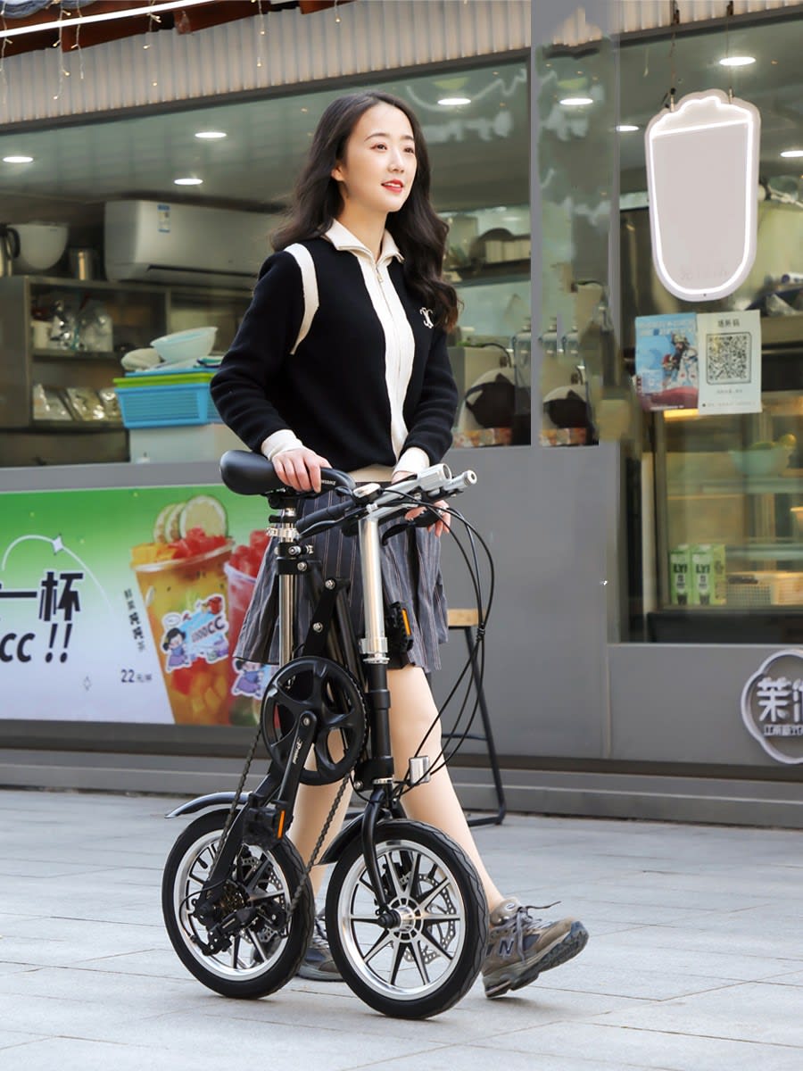 One Second Folding 14 Inch Small Super Portable Bicycle view 5