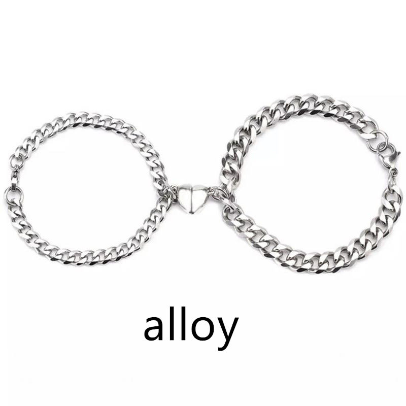 Love Magnet Attracts a Pair Of Male And Female Couple Bracelets view 6