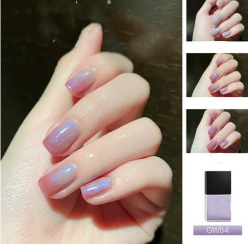 Temperature-changing Twilight Phototherapy Nail Polish Glue view 4