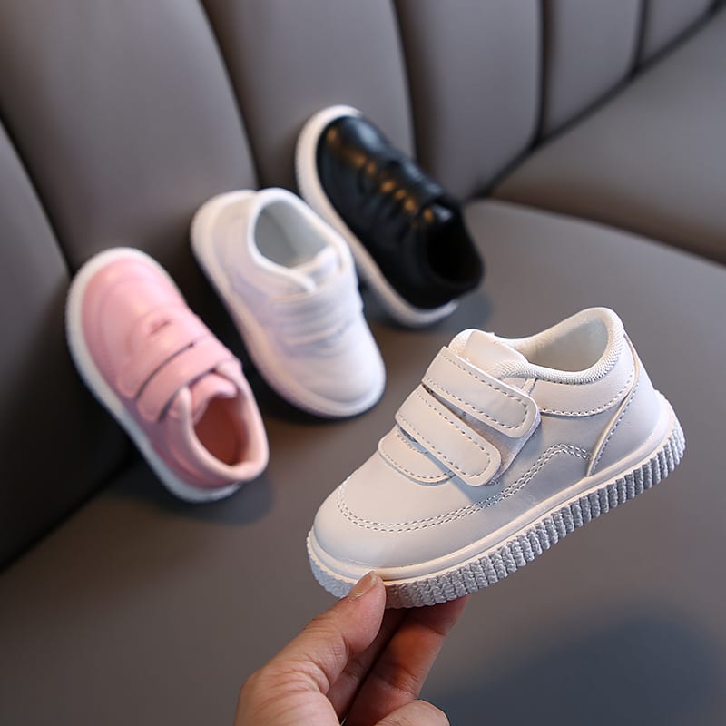 Fashion High Quality Boys White Toddler Sneaker Children Flat Shoes view 5