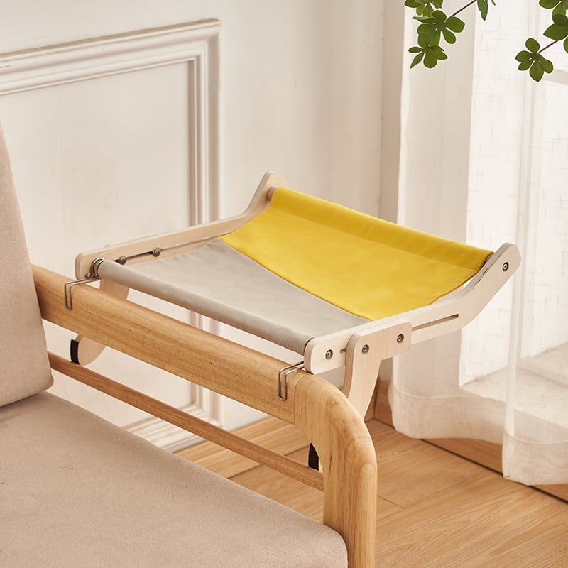Cat Bed Hanging Bed Balcony Window Glass Wood view 7