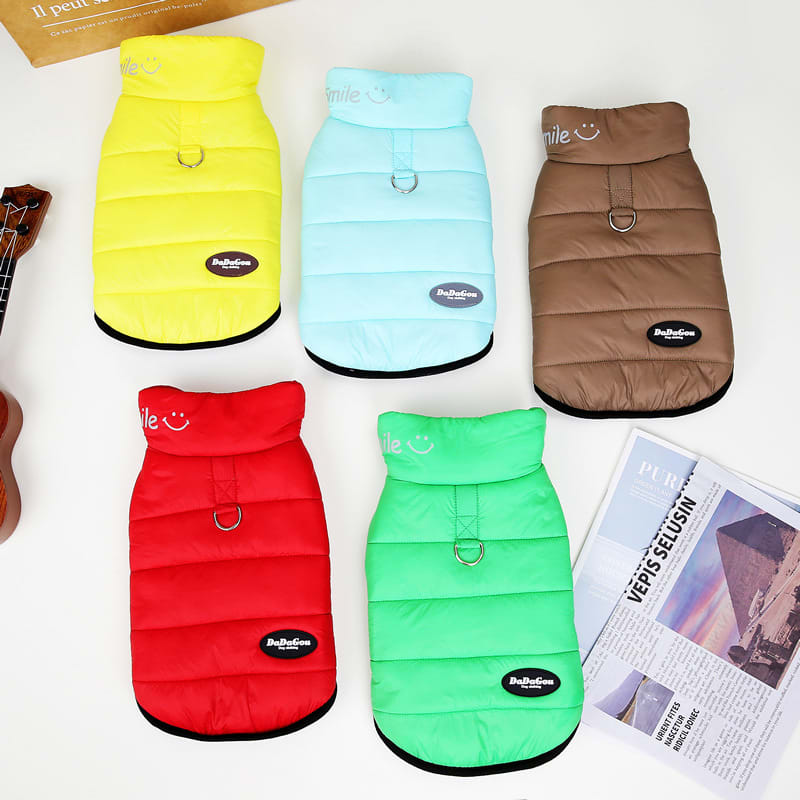 Small Pet Clothing Two-legged Cotton-padded Clothes view 3