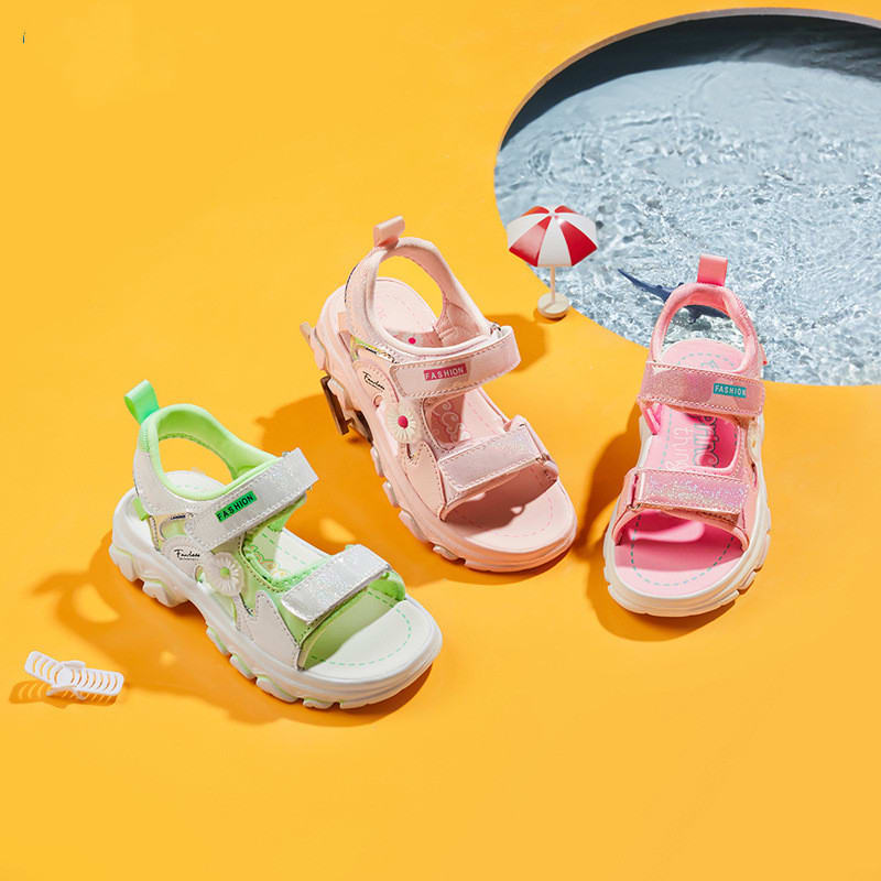 Cute Girls Breathable Sandals view 2