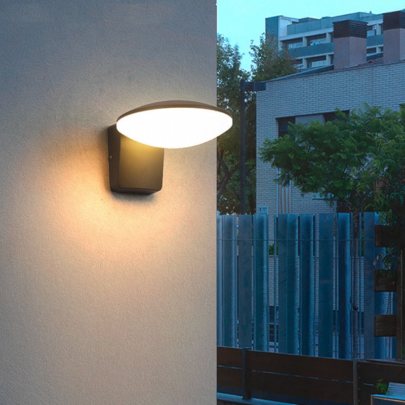 Simple Modern Outdoor Solar Wall Light Waterproof view 4