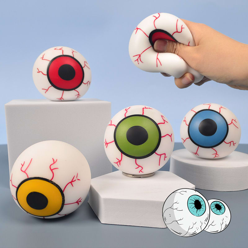 Vent Horror Eyes Stress Ball Trick Squeezing Toy view 7