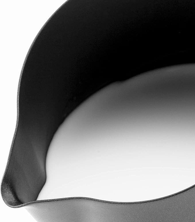 Milk Frothing Jar, Stainless Steel Creamer Nonstick Coated Frothing Jar 12oz-600ml, Matte view 3