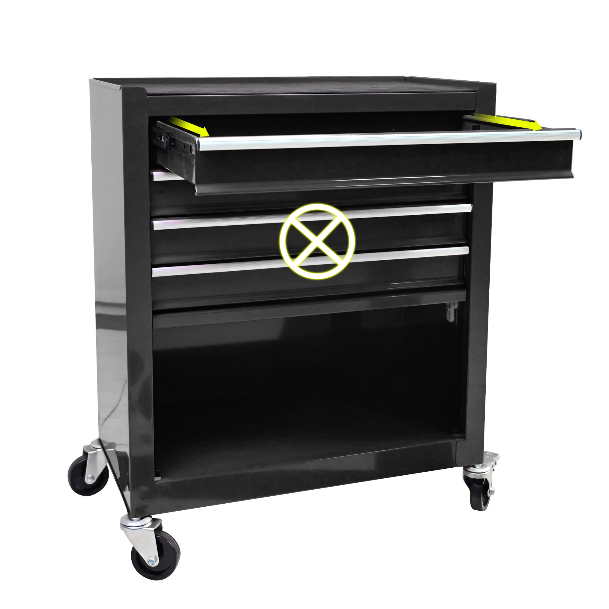 Metal Wheelie Tool Cart view 16