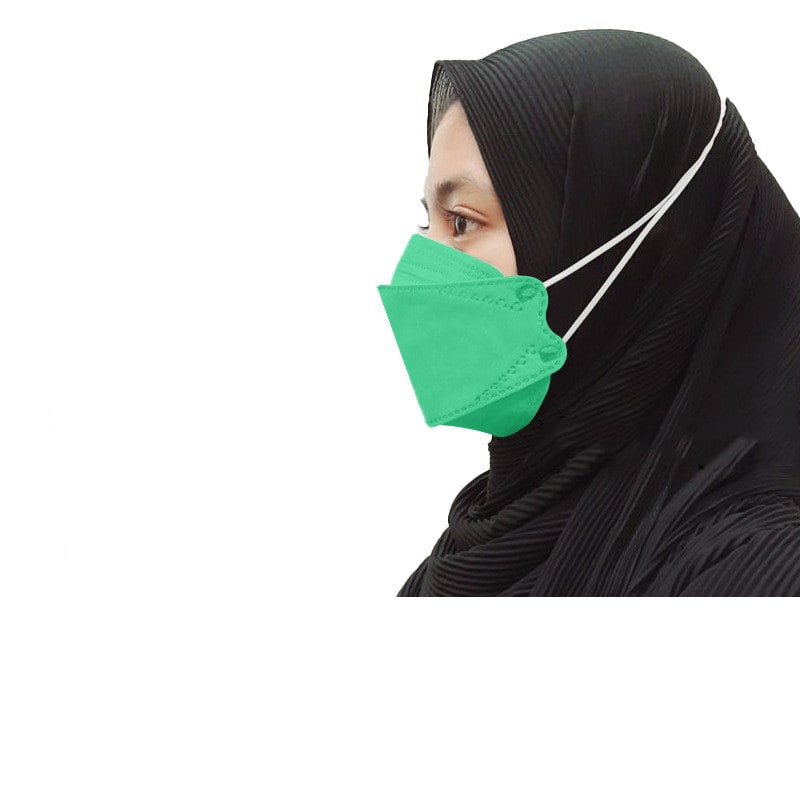 Filter Masker Korea KF94 Hijab Headloop 10pcs 4D Adult Mask view 2