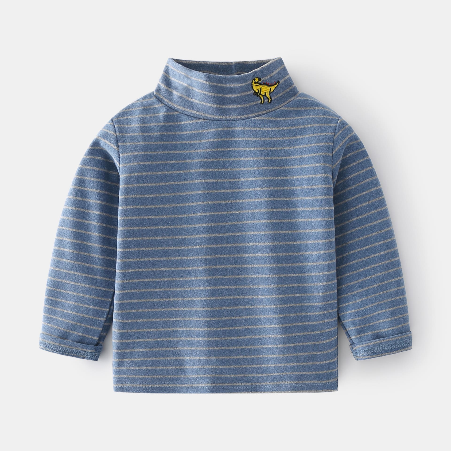 Children's Bottoming Shirt Striped Non-hooded Boy Long-sleeved Senior Casual Shirt view 6