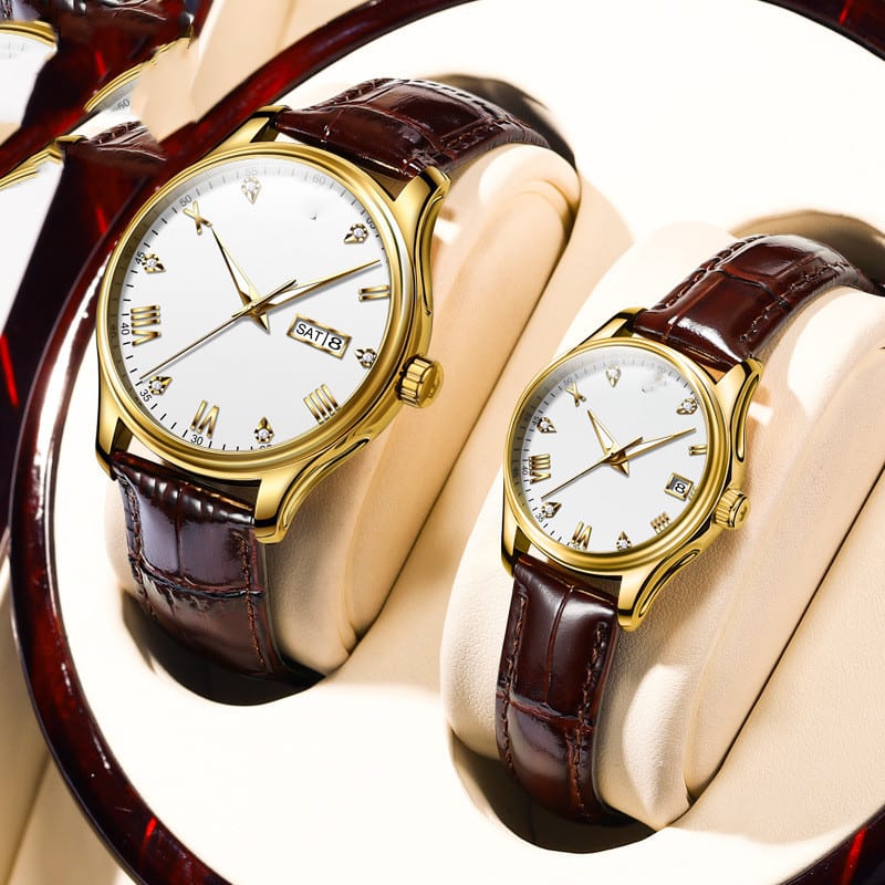 Men's And Women's Fashion Casual Diamond-set Waterproof Mechanical Watch view 2