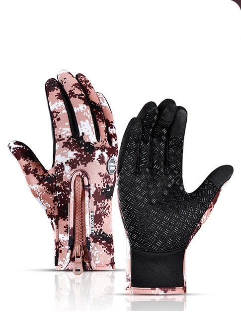 Winter Gloves Touch Screen Riding Motorcycle Sliding Waterproof Sports Gloves With Fleece view 22