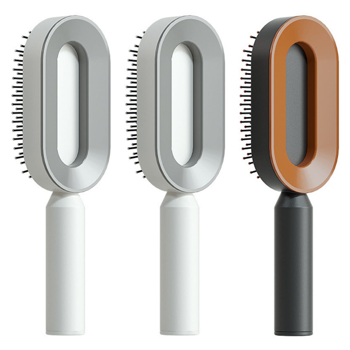 Self Cleaning Hair Brush For Women One-key Cleaning Hair Loss Airbag Massage Scalp Comb Anti-Static Hairbrush view 19