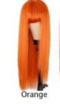 Qi Bangs Black And Brown Long Straight Hair view 7