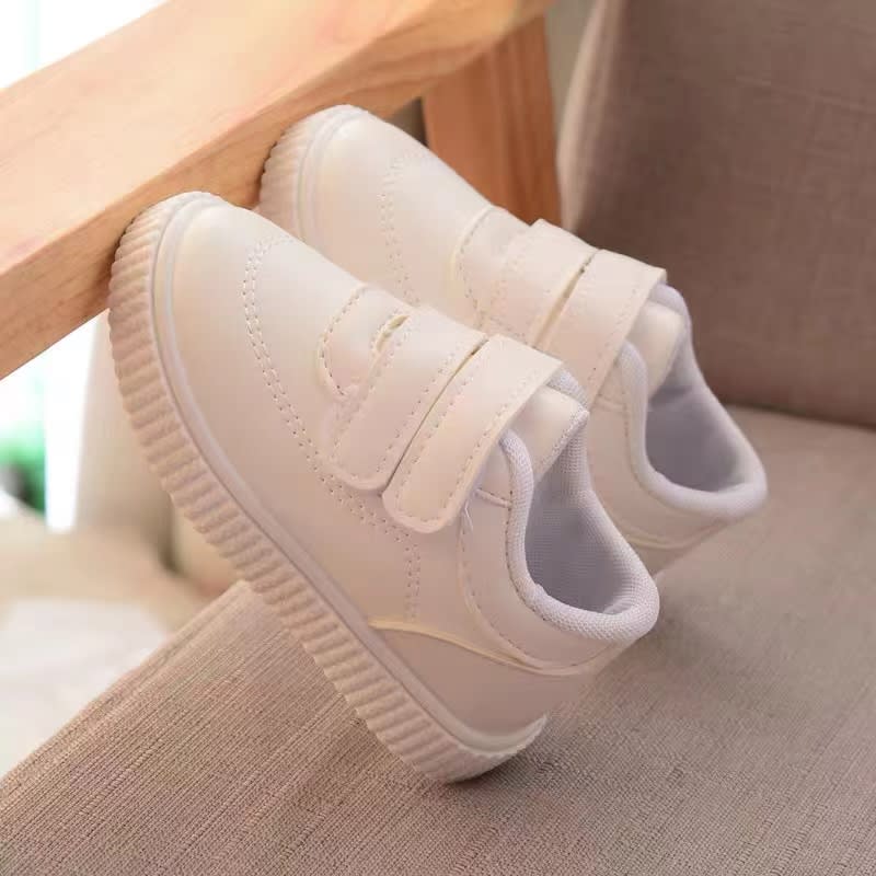 Fashion High Quality Boys White Toddler Sneaker Children Flat Shoes view 6