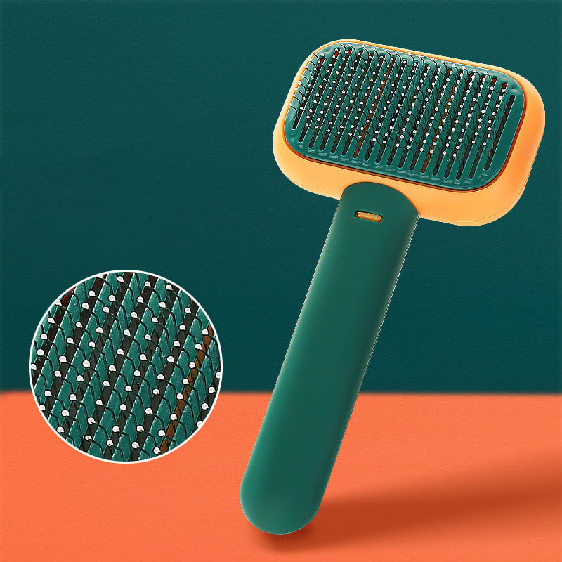 New Pet Cat Dog Hair Brush Hair Massage Comb Open-Knot Brush Grooming Cleaning Tool Stainless Steel Comb view 6