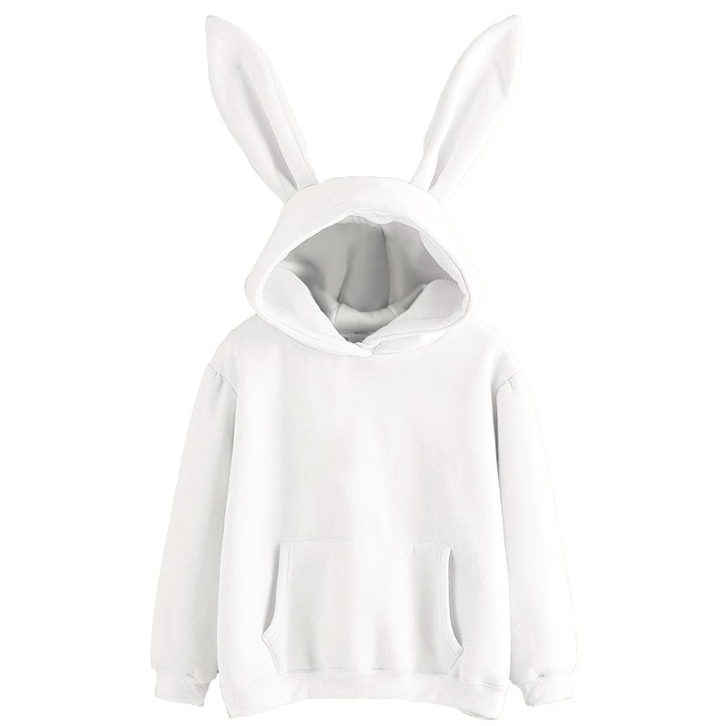 Harajuku Guardian Hooded Rabbit Sweatshirt view 8
