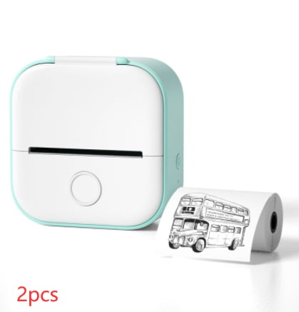 Portable Mini Thermal Label Printer Home Photo Printer Student Wrong Question Printer Bluetooth-compatible Mini Label Printer Price Tag view 82