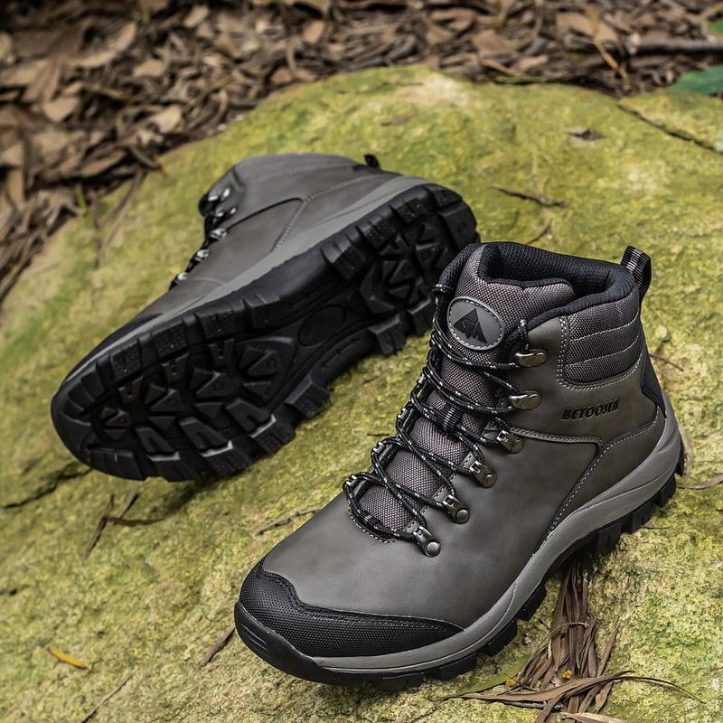 Outdoor Waterproof Non-slip Hiking Shoes For High-top Hiking view 3