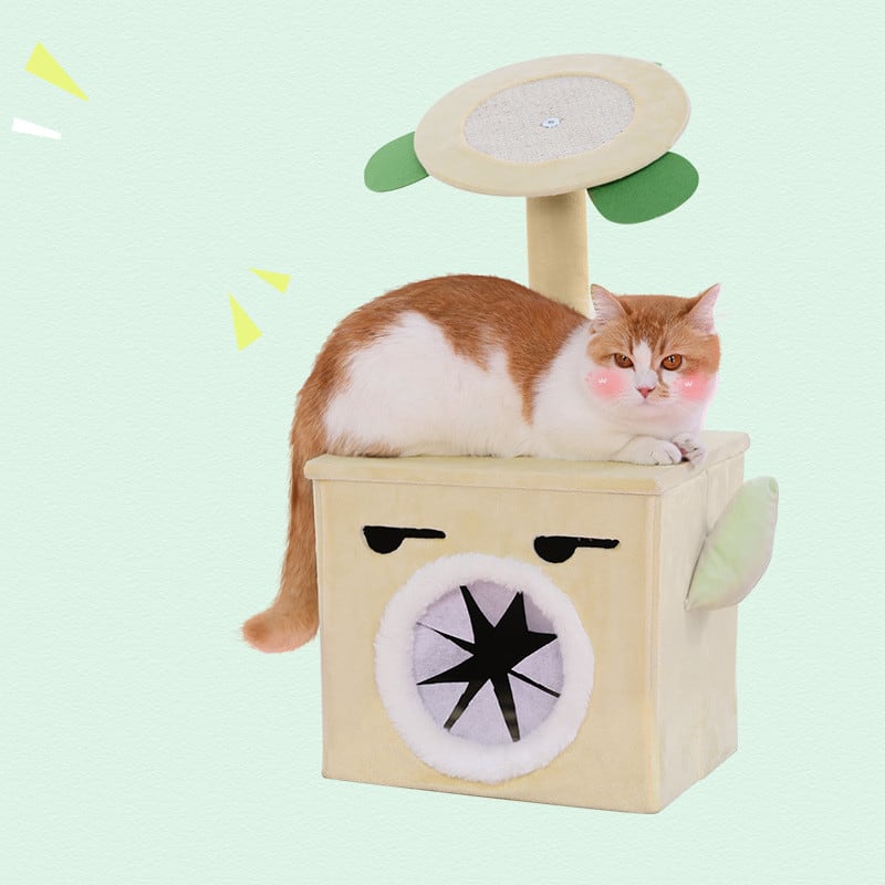 Playable And Sleepy Cat New Product Grinding Claw Toy Scratching Post view 4