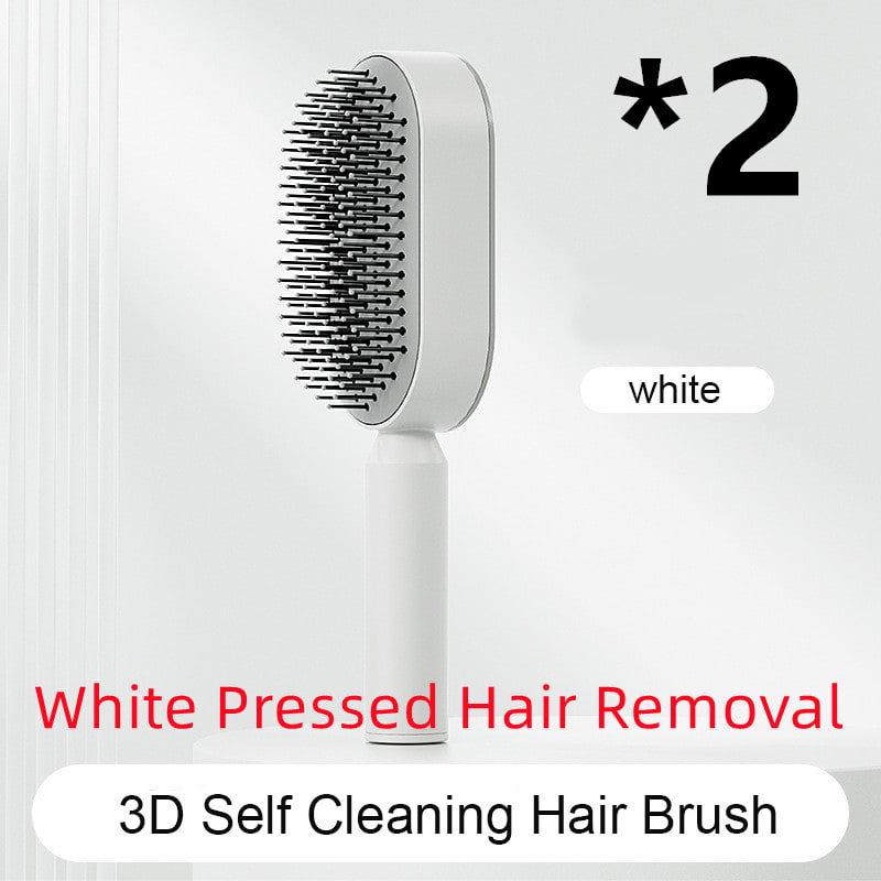 Self Cleaning Hair Brush For Women One-key Cleaning Hair Loss Airbag Massage Scalp Comb Anti-Static Hairbrush view 42