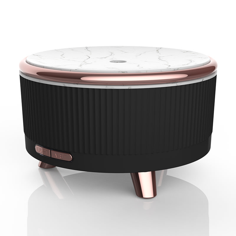 Ultrasonic Aroma Diffuser Wood Grain Home Mini 500ml Humidifier Desktop Large Capacity Essential Oil Diffuser view 2