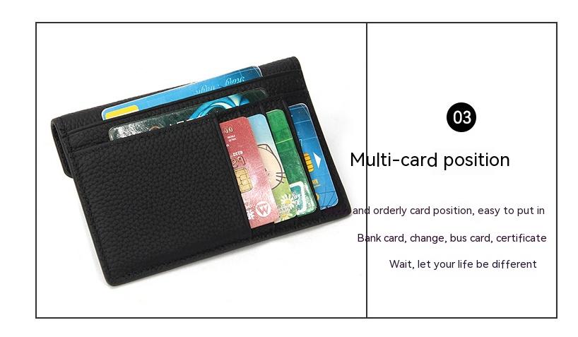 Lightweight And Minimalist Card Pack With Multiple Card Slots For Identification Documents view 11