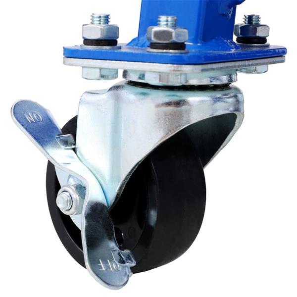 300 Pound Hydraulic Motorcycle Scissor Jack Lifting Foot Wheel Suitable For Small Off-road Vehicles, Blue, Prohibited PlatformTemu view 6