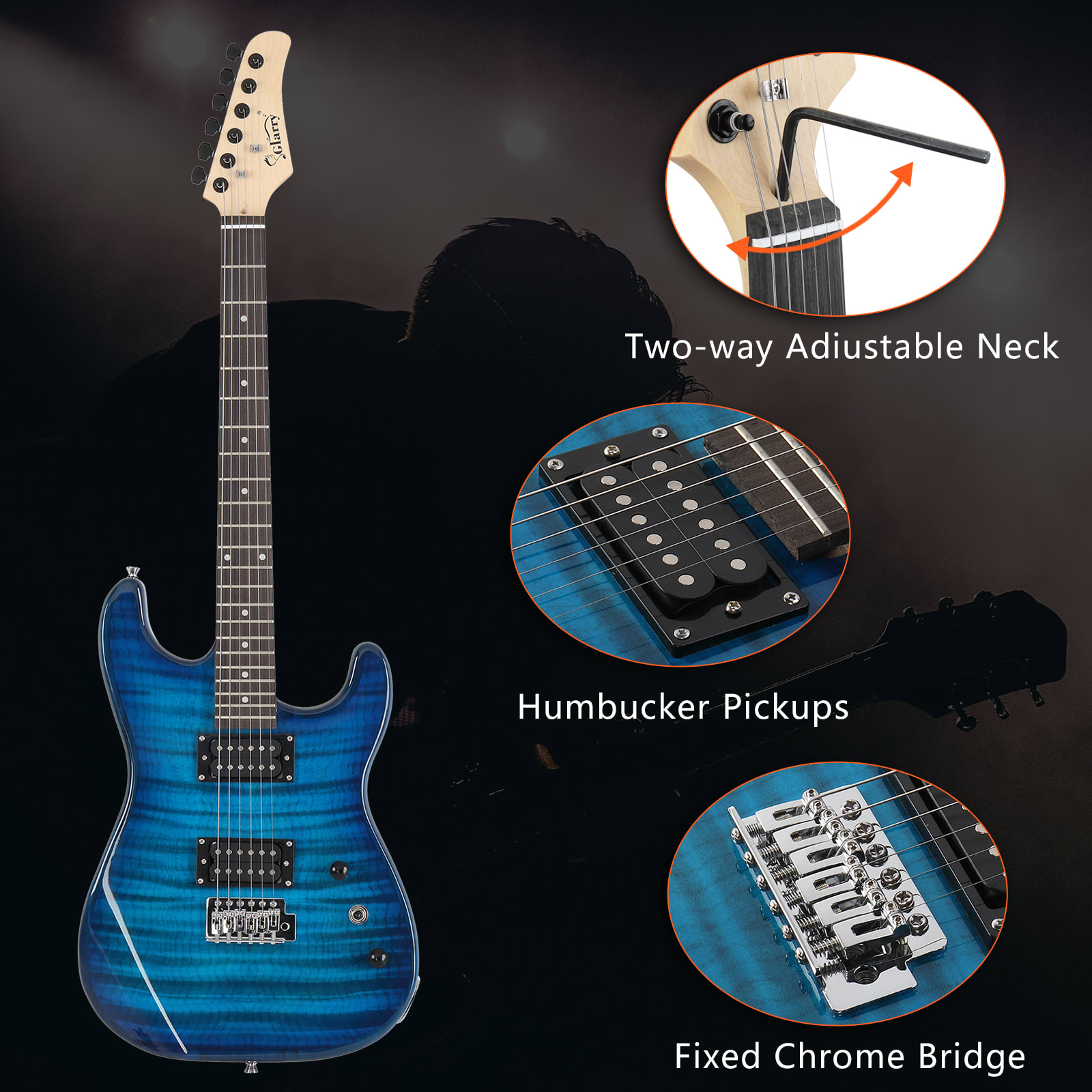 ST Electric Guitar, Speaker Set view 36