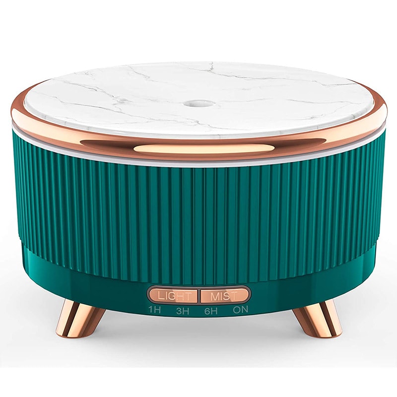 Ultrasonic Aroma Diffuser Wood Grain Home Mini 500ml Humidifier Desktop Large Capacity Essential Oil Diffuser view 3