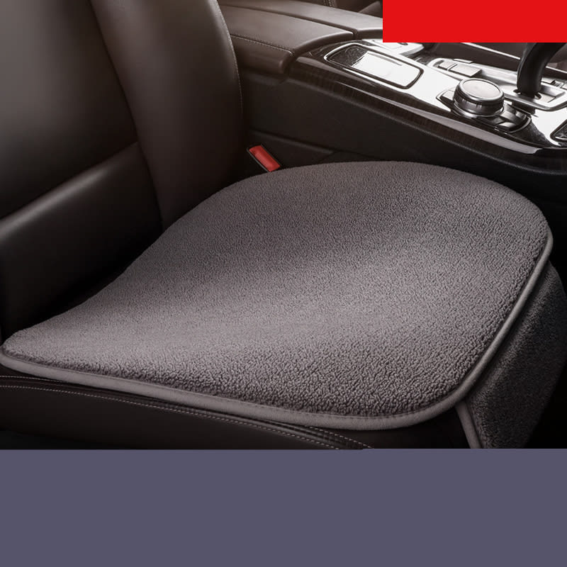 Car Seat Cushion Fleece Plush Winter Seat Cushion Without Backrest Single Piece view 4