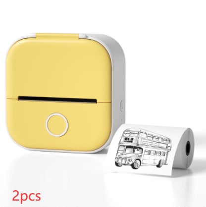 Portable Mini Thermal Label Printer Home Photo Printer Student Wrong Question Printer Bluetooth-compatible Mini Label Printer Price Tag view 40