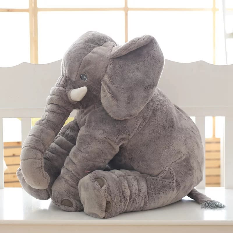 Soft Comfort Elephant Plush Toy  Accompany Sleeping Baby Sleep Child Pillow Leather Shell view 3