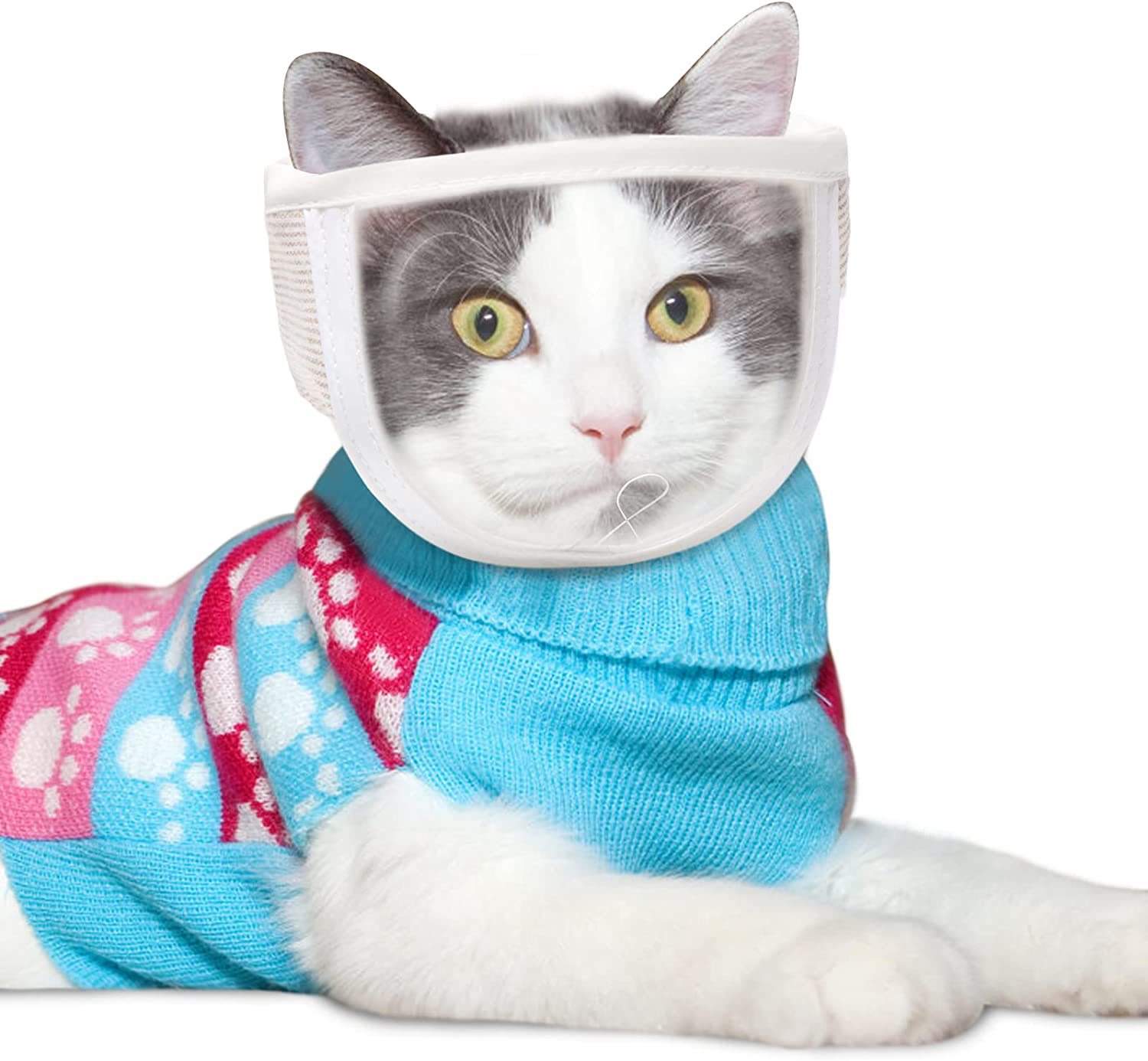 Anti Bite Puppy Kitten Muzzles Mask Pet Product Cat Muzzle Breathable Dogs Cats Bathing Grooming Tools view 3