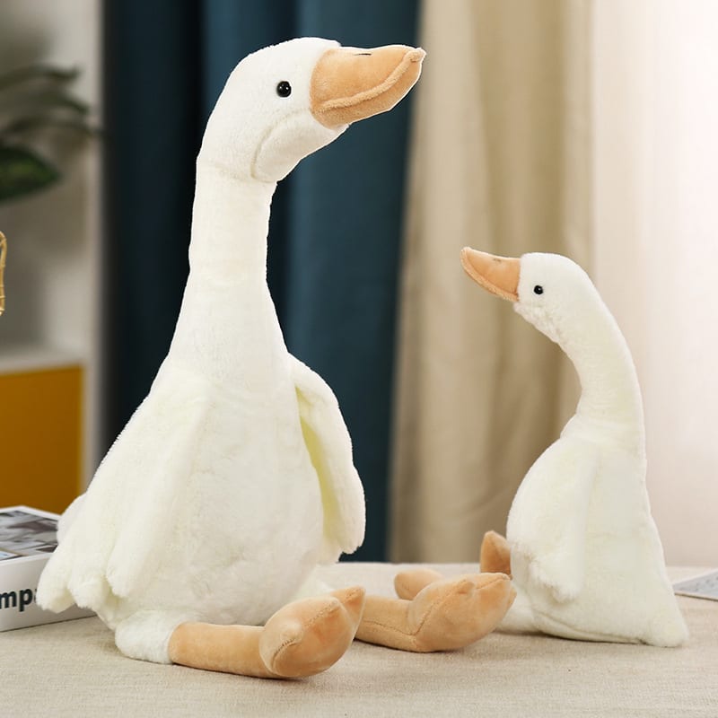 Sleeping Pillow Big Goose Doll Plush Toy view 4