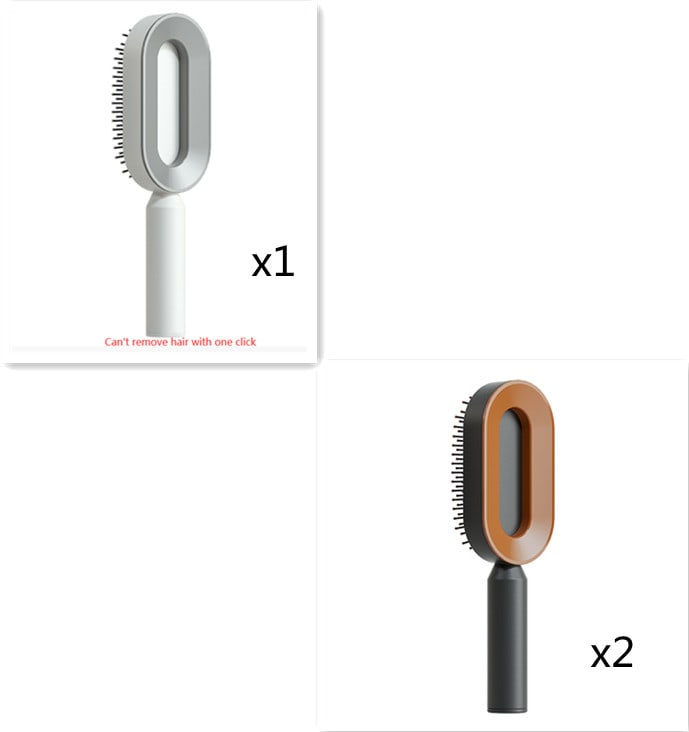 Self Cleaning Hair Brush For Women One-key Cleaning Hair Loss Airbag Massage Scalp Comb Anti-Static Hairbrush view 73