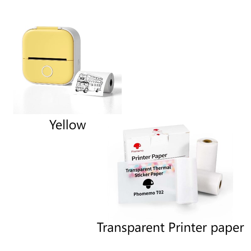 Portable Mini Thermal Label Printer Home Photo Printer Student Wrong Question Printer Bluetooth-compatible Mini Label Printer Price Tag view 34