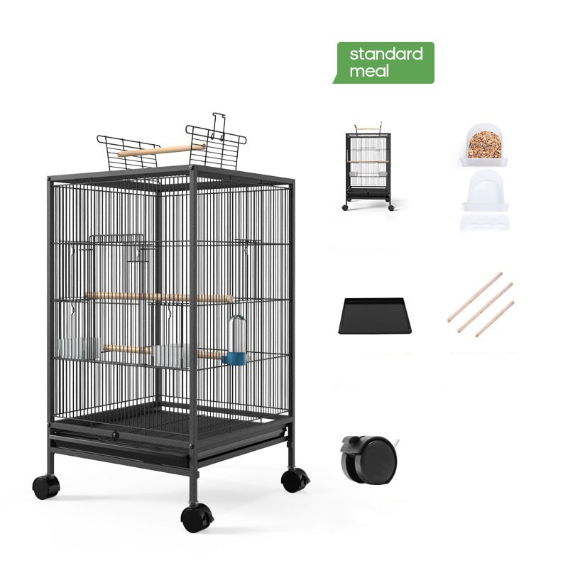 Parrot Xuanfeng Bird Cage With Feeder Toy Grass Nest Breeding Box view 8
