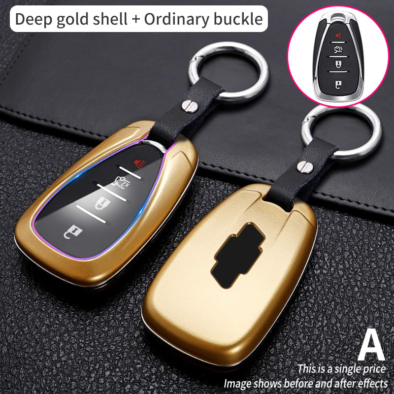 Simple Car Carbon Fiber Key Cover view 4