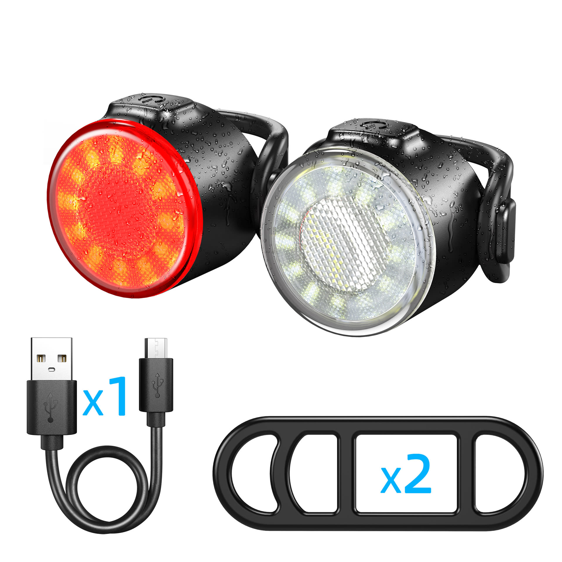 Strong Light Flashlight Bicycle Light Riding Equipment view 3