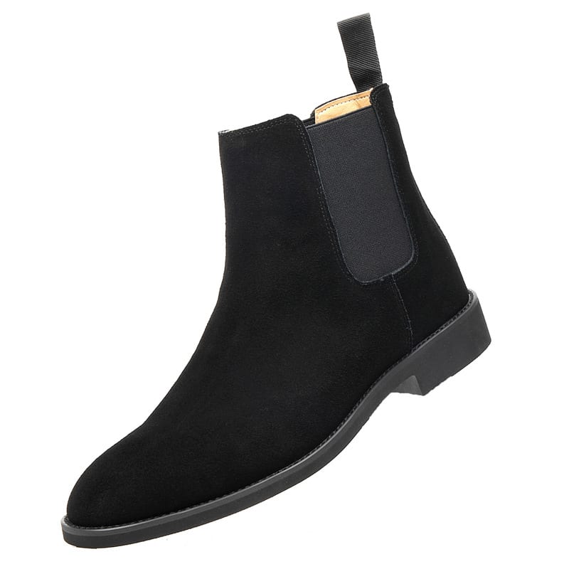 Boots Men's Leather Autumn And Winter Men's Boots Pointed Toe view 2