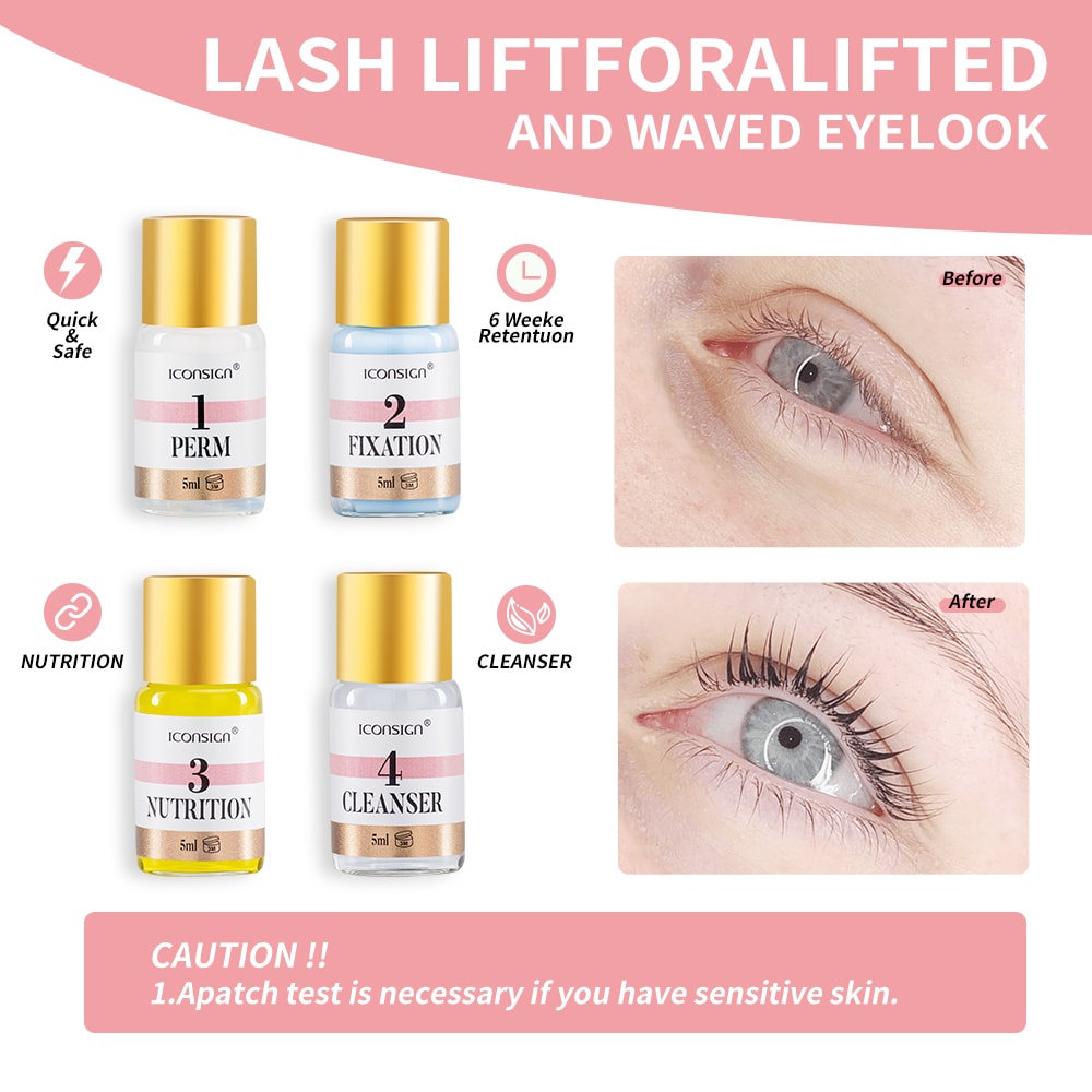 ICONSIGN Lash Lift EyeLash Eyebrow Dye Tint Kit Lashes Perm Set Brow Lamination Makeup Tools view 4