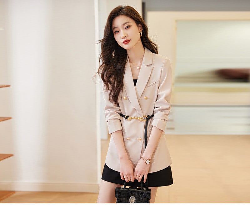 Women's Loose Mid-length Business Suit view 3